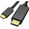 Usb-c į Displayport Dp 4k 60hz 1.8m Thunderbolt Usb C 3.1 kabelis monitoriui