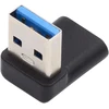 Usb-c į Usb 3.0 kampinis adapteris, 90 laipsnių žemyn