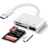 Usb c kortelių skaitytuvas, sd kortelių skaitytuvas usb c, skirtas micro sd/sd atminties kortelėms, type c kortelių skaitytuvas u-s-b atminties kortelių skaitytuvo adapteris usb c sd kortelių skaitytuvas, skirtas iphone 15/16/ipad/android/window