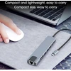 Usb-c šakotuvas su 4k hdmi ekranu, doko stotis, daugiafunkcinis multiport usb c šakotuvas pagamintas iš aliuminio lydinio su dideliu perdavimo greičiu nešiojamam kompiuteriui ir daugiau