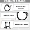 Usb c skirstymo laidas 1 į 2, usb-c kištukas į 2 type-c kištukus, 3a greitas įkrovimas, juodas 2 viename usb-c kelių įkrovimo laidas, suderinamas su mobiliaisiais telefonais ir planšetiniais kompiuteriais