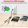Usb C Splitteris Y Kabelis 0.5m, C Male į 2x A Female, Usb 2.0