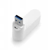Usb Hub adapteris/2xusb 2.0 + 1xusb 3.0 + 1xtype C baltas
