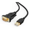 Usb į rs232 adapteris su ftdi mikroschema, cablecreation 3ft paauksuotas usb 2.0 į rs232 vyriškas db9 nuoseklusis keitiklio kabelis kasos aparatui, modemui, skaitytuvui, pramoninei įrangai, cnc ir daugiau, juodas