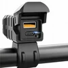 Usb įkroviklis motociklų lizdas usb usb-c qc3.0 voltmetras