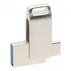 Usb reklaminis metalinis raktas su logotipu Pdslim-1 Otg-c, 32gb Usb 3.0 10 vnt.