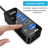 Usb šakotuvas su maitinimo šaltiniu, atolla usb 3.0 aktyvus šakotuvas su 4 prievadais superspartus duomenų perdavimas ir jungiklis, usb skirstytuvas su išmaniuoju įkrovimo prievadu ir 15w (5v/3a) maitinimo adapteriu