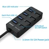 Usb šakotuvas su maitinimo šaltiniu, vemont 4 prievadų usb 3.0 šakotuvas usb skirstytuvas aktyvus adapteris ir vienas įjungimo/išjungimo jungiklis 1,2 m ilgio kabelis su 5 v/3 a maitinimo šaltinio adapteriu, skirtas pc/nešiojamiesiems kompiuteriams ir ult