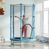 Vaikiškas batutas Ø140 cm, vidinis, su tinklu, mėlynas