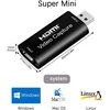 Vaizdo plokštė Vaizdo įrašymo plokštė, Hdmi Usb adapteris, 1080p Hdmi vaizdo įrašymo plokštė, Hdmi vaizdo įrašymo Usb 2.0 skirta žaidimams, Tv transliacijoms, įrašymo įrenginys tiesioginei vaizdo transliacijai, skirta Windows Mac Os (hdmi Usb)