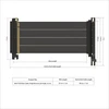 Vaizdo plokštė Linkup Ava5 Pcie 5.0 Riser Cable x16 128gb/s, Rtx5090/rx9070