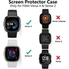 Vancle Ekrano apsaugų rinkinys (3 vnt.) Fitbit Versa 4 dėklui / Sense 2 apsauginiam dėklui, pilnai dengianti apsauginė plėvelė, kieto Pc apsauga, ekrano apsauginė plėvelė, korpusas, skirtas Sense 2 (3 skaidrūs gabalai)