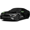 Vandeniui atsparus automobilio uždangalas, tinkantis ford mustang 2005–2023 m., visų oro sąlygų automobilio uždangalai su užtrauktuku apsaugai nuo sniego, lietaus, dulkių, krušos