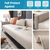 Vanderhome Sofa Cover L/u formos/kampinės sofos 3/2/1 vietų, atsparus vandeniui, užtiesalas, apsauginis užtiesalas, neslystantis 90 x 160 cm - smėlio spalvos sėdynės užvalkalas (1 vnt.)