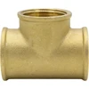 Variants T-jungtis 90° 3/4" vidinis sriegis, žalvaris