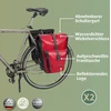 Vaude Aqua Back Plus dviračio bagažinės krepšys, 2 x vandeniui atsparūs galiniai krepšiai, 51 litro talpa, galinis bagažinės krepšys, lengvas tvirtinimas