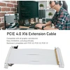 Vbestlife pcie 4.0 x16 riser kabelis, grafikos plokštės 180 laipsnių gpu prailginimo kabelis