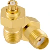 Vecys 2 vnt. Sma female į Smp female antenos adapteris 50 omų mažo nuostolio Sma į Smp aukšto dažnio Rf koaksialinis adapteris antenos koaksialinio kabelio tinklo įrenginio signalo testavimui
