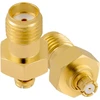 Vecys 2 vnt. Sma female į Smp female antenos adapteris 50 omų mažo nuostolio Sma į Smp aukšto dažnio Rf koaksialinis adapteris antenos koaksialinio kabelio tinklo įrenginio signalo testavimui