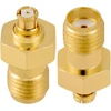 Vecys 2 vnt. Sma female į Smp female antenos adapteris 50 omų mažo nuostolio Sma į Smp aukšto dažnio Rf koaksialinis adapteris antenos koaksialinio kabelio tinklo įrenginio signalo testavimui