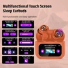 Vekj Bluetooth ausinės, bluetooth 5.4 ausinės su hi-fi stereo, belaidės ausinės su enc mikrofonu, oranžinės