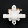 Ventiliatorius Elektrinis solenoidinis vožtuvas, dc12v od12mm elektromagnetinis plastikinis vožtuvas, normaliai uždarytas vandens įleidimo srauto jungiklis vandeniui