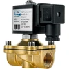 Ventiliatorius Fsa Viton solenoidinis ventilis žalvarinis 1/2 colio 12 V Dc 0-10 bar uždarytas