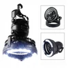Ventiliatorius su baterijomis ir led lempa, skirtas kempingui