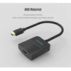 Vention Displayport Mini į Hdmi kabelis Hbcbb 10 cm, juodas