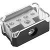 Verteblock, 12 V verte blokas, teigiamo poliaus verte, automobilio jungtis/verte blokas, automobilio arba įžeminimo blokas, saugiklis, automobilio arba maitinimo paskirstymo 1 x 0 Ga į 4 x 4 Ga išvesties skirstytuvas
