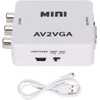 Televizorius Vga į vaizdo konverteris, 480p composite av į vga adapteris vga į vaizdo konverteris, hdmi 480p automatinė rezoliucija, tv priedėlis audio tv į pc vaizdo konverteris