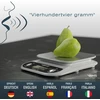 Vibas Ivoice Chef kalbančios virtuvinės svarstyklės akliesiems ir pagyvenusiems žmonėms, kalba 5 kalbomis, svorio kartojimas, reguliuojamas garsumas, talpa 10 kg - 22 lb, baterijos įtrauktos