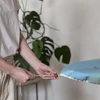 Vileda Premium 2-in-1 lyginimo lentos užvalkalas, sidabrinis / pilkas, 30–45 x 110–130 cm