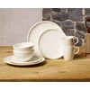 Villeroy & Boch Artesano valgomojo servisas dviems, 8 dalys, aukščiausios kokybės porcelianas, balta