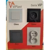 Viplast vienvietis rėmelis, juodas