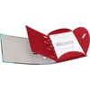 Viquel - raudonas Smartfolder - Raudonas plastikinis maišelis - Tvirtas produktas su sutvirtinimo žiedeliais - Reguliuojamas Velcro užsegimas - Patentuota atidarymo sistema