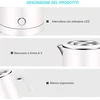 Voltix elektrinis virdulys, nerūdijantis plienas, 0.5 l, 600 W, nešiojamas virdulys - mažas virdulys, idealus namams, biurui ir kelionėms, be Bpa (baltas)