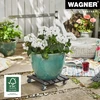 Wagner augalų riedėjimo platforma - wpc - medžio plastiko kompozitas, atsparus oro sąlygoms, charcoal spalvos
