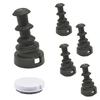Wagner Quickclick® baldų kojelės apverčiamos vilnos veltinio + plastiko - 8 dalių rinkinys, skirtos įstatyti į apvalius vamzdžius - duo - vidinis skersmuo 12 mm / išorinis skersmuo 16 mm - pagaminta vokietijoje - 15832000