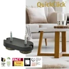 Wagner Quickclick slydimo padukai – 4 vnt., prisukami / Ultrasoft, 42 x 20 mm