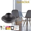 Wagner Quickclick® Veltinio Padėkliukai Kėdžių Kojelėms, 4 Vnt. Tvirtinimo Rinkinys – 4 x Pagrindas + 4 x Keičiami Slydimo Įdėklai – Vilnos Veltinis Ultrasoft – Skersmuo 20 Vitra Kėdėms Dsr Dar Dkr – Pagaminta Vokietijoje
