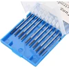 Walfront volframo elektrodai 10 vnt. volframo elektrodas violetinis kompozitinis volframo elektrodas 1,6 x 150 mm volframo adata tig volframo strypo elektrodas suvirinimo viela