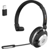 Wantek belaidės ausinės, bluetooth ausinės su mikrofono triukšmo slopinimu ir usb jungtimi, belaidės ausinės su mikrofonu, skirtos pc/office/zoom/skype/laptop