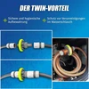 Watertwin kemperio vandens bako adapteris, karavano užpildymo antgalio priedai, vandens bako dangtelis su dviguba gardena jungtimi (adapteris bako dangteliui 3 kontaktų d:68)