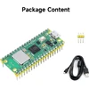 Waveshare iš anksto užlitavimo raspberry pi pico w plokštė su wifi, palaiko 2.4ghz wi-fi, pagrįsta raspberry pi rp2040 mikrovaldiklio lustu, dviejų branduolių arm procesorius