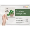 Wbdesignz motyvacinė kortelė "just Keep Beleafing!" - juokinga kortelė su augalu - pasveik greičiau, egzaminui, pasveikimo - kvadratinė - 300 gsm aukščiausios kokybės atvirukas draugams ir šeimai