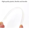 Webeedy 60 vnt. skaidrūs plastikiniai strypeliai 1 cm pločio, permatomi plastikiniai strypeliai siuvimui, korsetų strypeliai, daugiafunkciniai strypeliai "pasidaryk pats" liemenėlės lankeliams, vestuvinėms suknelėms, rankų darbo reikmenims