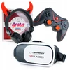 Webski Google Vr 3d akiniai su ausinėmis + Bluetooth pultelis