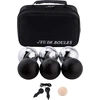 Weible Spiele 010207 Boules rinkinys (6 dalys) – juodas/sidabrinis
