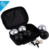 Weible Spiele 010207 Boules rinkinys (6 dalys) – juodas/sidabrinis